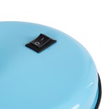 GloboStar® STUDENT 01532 Μοντέρνο Επιτραπέζιο Φωτιστικό Πορτατίφ Μονόφωτο 1 x E27 IP20 Μπλε Μέταλλο με Μαύρο Πλαστικό - Μ12 x Π12 x Υ32cm