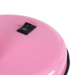 GloboStar® STUDENT 01534 Μοντέρνο Επιτραπέζιο Φωτιστικό Πορτατίφ Μονόφωτο 1 x E27 IP20 Ροζ Μέταλλο με Μαύρο Πλαστικό - Μ12 x Π12 x Υ32cm
