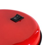 GloboStar® STUDENT RED 01535 Μοντέρνο Επιτραπέζιο Φωτιστικό Γραφείου Μονόφωτο 1 x E27 IP20 Κόκκινο Μέταλλο με Μαύρο Πλαστικό - Μ12 x Π12 x Υ32cm