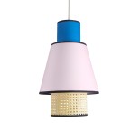 GLOBOSTAR® SAIGE 01921 Boho Κρεμαστό Φωτιστικό Οροφής με Ντουί 1 x E27 AC 220-240V IP20 - Πολύχρωμο - Μ30 x Π30 x Υ48cm