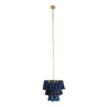 GLOBOSTAR® MISSOULA 02085 Boho Κρεμαστό Φωτιστικό Οροφής με Ντουί 1 x E27 AC 220-240V IP20 - Πολύχρωμο - Μ30 x Π30 x Υ40cm