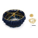 GLOBOSTAR® MISSOULA 02089 Boho Κρεμαστό Φωτιστικό Οροφής με Ντουί 1 x E27 AC 220-240V IP20 - Πολύχρωμο - Μ60 x Π60 x Υ40cm