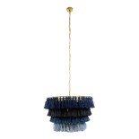 GLOBOSTAR® MISSOULA 02089 Boho Κρεμαστό Φωτιστικό Οροφής με Ντουί 1 x E27 AC 220-240V IP20 - Πολύχρωμο - Μ60 x Π60 x Υ40cm
