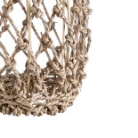 GLOBOSTAR® ECUADOR 02119 Boho Κρεμαστό Φωτιστικό Οροφής με Ντουί 1 x E27 AC 220-240V IP20 - Μπεζ - Μ15 x Π15 x Υ35cm