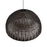 GLOBOSTAR® MONTANA 02382 Boho Κρεμαστό Φωτιστικό Οροφής με Ντουί 1 x E27 AC 220-240V IP20 - Καφέ - Μ80 x Π80 x Υ40cm