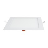 GloboStar® 60198 Χωνευτό LED Panel 20W 2120lm 120° AC 220-240V IP20 Μ22.5 x Π22.5 x Υ1.9cm Φυσικό Λευκό 4500K - 3 Χρόνια Εγγύηση