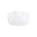GloboStar® REVANO 61013 LED Πλαφονιέρα Οροφής Στρόγγυλη Φ12 12W 1080lm 180° AC 220-240V Αδιάβροχη IP54 Φ12 x Υ4.5cm Θερμό Λευκό 2700K - 2 Χρόνια Εγγύηση