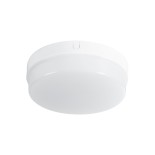 GloboStar® REVANO 61016 LED Πλαφονιέρα Οροφής Στρόγγυλη Φ17 15W 1350lm 180° AC 220-240V Αδιάβροχη IP54 Φ17 x Υ5cm Θερμό Λευκό 2700K - 2 Χρόνια Εγγύηση