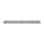 GloboStar® 90613 120cm Tri-Proof Πλαστικό PC Σκαφάκι με Μεταλλικά Clips για 2 x Λάμπες T8 Τύπου Φθορίου LED Τροφοδοσίας Ενός Άκρου Αδιάβροχο IP65
