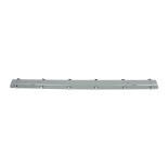 GloboStar® 90615 150cm Tri-Proof Πλαστικό PC Σκαφάκι με Μεταλλικά Clips για 2 x Λάμπες T8 Τύπου Φθορίου LED Τροφοδοσίας Ενός Άκρου Αδιάβροχο IP65