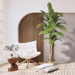 GloboStar® Artificial Garden BANANA TREE 20019 - Τεχνητό Διακοσμητικό Φυτό Μπανανιά - Μπανανόδεντρο Υ280cm