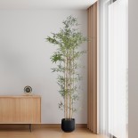 GloboStar® Artificial Garden BAMBOO 20037 Τεχνητό Διακοσμητικό Φυτό Μπαμπού Υ250cm