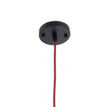 GloboStar® PARROT 01099 Μοντέρνο Industrial Κρεμαστό Φωτιστικό Οροφής Μονόφωτο 1 x E27 AC220-240V - Φ28 x Υ30cm - Μαύρο Μεταλλικό Πλέγμα - 5 Χρόνια Εγγύηση