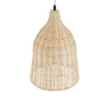 GLOBOSTAR® BAHAMAS 01202 Boho Κρεμαστό Φωτιστικό Οροφής με Ντουί 1 x E27 AC 220-240V IP20 - Μπεζ - Μ30 x Π30 x Υ40cm