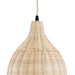 GLOBOSTAR® BAHAMAS 01202 Boho Κρεμαστό Φωτιστικό Οροφής με Ντουί 1 x E27 AC 220-240V IP20 - Μπεζ - Μ30 x Π30 x Υ40cm