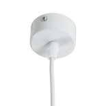 GLOBOSTAR® CANNON 01274 Μοντέρνο Κρεμαστό Φωτιστικό Οροφής με Ντουί 1 x GU10 AC 220-240V IP20 - Λευκό - Μ6 x Π6 x Y20cm