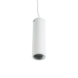 GLOBOSTAR® CANNON 01274 Μοντέρνο Κρεμαστό Φωτιστικό Οροφής με Ντουί 1 x GU10 AC 220-240V IP20 - Λευκό - Μ6 x Π6 x Y20cm