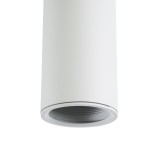 GLOBOSTAR® CANNON 01274 Μοντέρνο Κρεμαστό Φωτιστικό Οροφής με Ντουί 1 x GU10 AC 220-240V IP20 - Λευκό - Μ6 x Π6 x Y20cm