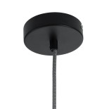 GloboStar® TRIBECA 01321 Μοντέρνο Industrial Κρεμαστό Φωτιστικό Οροφής Μονόφωτο 1 x E27 AC220-240V IP20 - Φ20 x Υ26cm - Γκρι Τσιμέντο Καμπάνα - 5 Χρόνια Εγγύηση