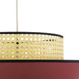 GLOBOSTAR® SAIGE 01919 Boho Κρεμαστό Φωτιστικό Οροφής με Ντουί 1 x E27 AC 220-240V IP20 - Πολύχρωμο - Μ50 x Π50 x Υ43cm
