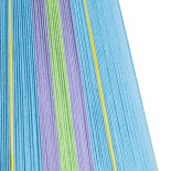 GloboStar® SALERNO 02336 Boho Κρεμαστό Φωτιστικό Καμπάνα Μονόφωτο 1 x E27 IP20 Πολύχρωμο Βαμβακερό Νήμα - Μ50 x Π50 x Υ60cm