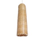GLOBOSTAR® WAIKIKI 02349 Boho Κρεμαστό Φωτιστικό Οροφής με Ντουί 1 x E27 AC 220-240V IP20 - Μπεζ - Μ20 x Π20 x Υ80cm