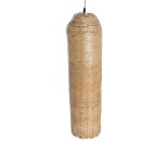 GLOBOSTAR® WAIKIKI 02349 Boho Κρεμαστό Φωτιστικό Οροφής με Ντουί 1 x E27 AC 220-240V IP20 - Μπεζ - Μ20 x Π20 x Υ80cm