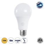 GloboStar® 60056 Λάμπα LED E27 A60 Γλόμπος 10W 950lm 260° AC 175-265V IP20 Φ6 x Υ11cm Θερμό Λευκό 2700K με Αισθητήρα Κίνησης Micro Wave - 3 Χρόνια Εγγύηση
