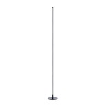 GLOBOSTAR® DALUMA 60470 Μοντέρνο Επιδαπέδιο Φωτιστικό LED 24W 2400lm 200° AC 220-240V IP20 Ρυθμιζόμενο Λευκό CCT με On/Off 2700K/4500K/6000K - Lumileds SMD Chip - Μαύρο Ματ - Μ18 x Π18 x Υ160cm - 3 Χρόνια Εγγύηση