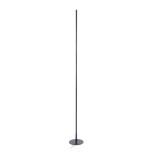 GLOBOSTAR® DALUMA 60470 Μοντέρνο Επιδαπέδιο Φωτιστικό LED 24W 2400lm 200° AC 220-240V IP20 Ρυθμιζόμενο Λευκό CCT με On/Off 2700K/4500K/6000K - Lumileds SMD Chip - Μαύρο Ματ - Μ18 x Π18 x Υ160cm - 3 Χρόνια Εγγύηση