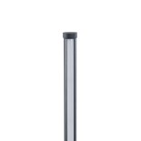 GLOBOSTAR® DALUMA 60470 Μοντέρνο Επιδαπέδιο Φωτιστικό LED 24W 2400lm 200° AC 220-240V IP20 Ρυθμιζόμενο Λευκό CCT με On/Off 2700K/4500K/6000K - Lumileds SMD Chip - Μαύρο Ματ - Μ18 x Π18 x Υ160cm - 3 Χρόνια Εγγύηση