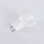 GloboStar® 60487 Έξυπνο Σποτ LED GU10 MR16 Smart Home Wifi  5.5W 550lm 120° AC 220-240V IP20 Φ5 x Υ6.5cm RGB+CCT - Εναλλαγή Φωτισμού & Dimming μέσω Εφαρμογής Tuya - Bridgelux Chip - 3 Χρόνια Εγγύηση
