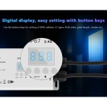 GloboStar® 73143 DS-WP SKYDANCE DC RF 2.4Ghz DMX512 to SPI Decoder DC 5-24V - Αδιάβροχο IP65 Μ17 x Π8 x Υ4cm - 5 Χρόνια Εγγύηση