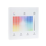GloboStar® 73152 T13-S SKYDANCE Ασύρματο DMX512 Επιτοίχιο Χειριστήριο RF 2.4Ghz 1 Group για όλα τα SKYDANCE DMX512 Controller AC 100-240V Max 0.1A - IP20 Μ8.5 x Μ8.5 x Π8.5 x Υ3.5cm - 5 Χρόνια Εγγύηση