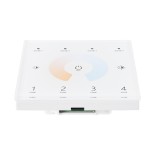 GloboStar® 73160 T12 SKYDANCE Ασύρματο DMX512 Επιτοίχιο Χειριστήριο RF 2.4Ghz 4 Group για όλα τα SKYDANCE DMX512 Controller AC 100-240V Max 0.1A - IP20  Μ8.5 x Π8.5 x Υ3.5cm - 5 Χρόνια Εγγύηση