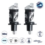 GloboStar® 81506 H4 X10 360° Line KIT Βασικού Φωτισμού Αυτοκινήτου & Μοτοσυκλέτας 3nd Generation Can-Bus Series LED CREE CXB 50W/100W 11000lm/22000lm DC 12V Αδιάβροχο IP56 Ψυχρό Λευκό 6000K - 2 Χρόνια Εγγύηση