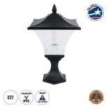 GloboStar® DIRAHIO 90552 Φωτιστικό Εξωτερικού Χώρου με Ντουί 1 x E27 AC 220-240V Αδιάβροχο IP65 Μ32 x Π32 x Υ52cm - 5 Χρόνια Εγγύηση