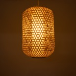GLOBOSTAR® MAURITIUS 00901 Boho Κρεμαστό Φωτιστικό Οροφής με Ντουί 1 x E27 AC 220-240V IP20 - Μπεζ - Μ40 x Π40 x Υ60cm
