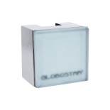 GloboStar® CYBOLITHOS 60947 Χωνευτό Φωτιστικό Σποτ Δαπέδου LED 2W 265lm 120° DC 24V Αδιάβροχο IP68 IK06 Μ10 x Π10 x Υ8cm 4500K Dimmable - Tempered Γαλακτερό Γυαλί & Ανοξείδωτο Ατσάλι - Bridgelux Chip - 3 Χρόνια Εγγύηση