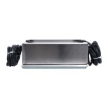 GloboStar® CYBOLITHOS 60950 Χωνευτό Φωτιστικό Σποτ Δαπέδου LED 4W 530lm 120° DC 24V Αδιάβροχο IP68 IK06 Μ20 x Π10 x Υ8cm 4500K Dimmable - Tempered Γαλακτερό Γυαλί & Ανοξείδωτο Ατσάλι - Bridgelux Chip - 3 Χρόνια Εγγύηση