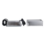 GloboStar® CYBOLITHOS 60953 Χωνευτό Φωτιστικό Σποτ Δαπέδου LED 4W 400lm 120° DC 24V Αδιάβροχο IP68 IK06 Μ20 x Π10 x Υ8cm RGB Dimmable - Tempered Γαλακτερό Γυαλί & Ανοξείδωτο Ατσάλι - Bridgelux Chip - 3 Χρόνια Εγγύηση