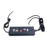 GloboStar® 60966 Αδιάβροχο Μεταλλικό Τροφοδοτικό VDE για Προϊόντα LED 300W 12.5A - AC 220-240V σε DC 24V με 1.2m Καλώδιο Τροφοδοσίας - Αδιάβροχο IP68 - M23.5 x W7.5 x H3.6cm  - 3 Χρόνια Εγγύηση