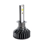 GLOBOSTAR® LEDKITF2 82020 Λάμπα H1 CANbus LED 30W/60W 3500lm/7000lm 360° DC 12-24V Αδιάβροχο IP65 Ψυχρό Λευκό 6000K - CREE COB Chip - Μ4 x Π4 x Υ7cm - Πακέτο 2 Τεμαχίων - 2 Χρόνια Εγγύηση