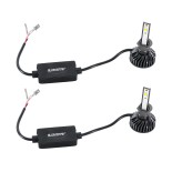 GLOBOSTAR® LEDKITF2 82020 Λάμπα H1 CANbus LED 30W/60W 3500lm/7000lm 360° DC 12-24V Αδιάβροχο IP65 Ψυχρό Λευκό 6000K - CREE COB Chip - Μ4 x Π4 x Υ7cm - Πακέτο 2 Τεμαχίων - 2 Χρόνια Εγγύηση