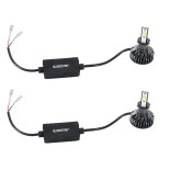 GloboStar® 82021 H3 F2 Line KIT Βασικού Φωτισμού Αυτοκινήτου & Φορτηγού 3rd Generation Can-Bus Series LED CREE CXB COB 30/60W 3500lm/7000lm DC 12V Αδιάβροχο IP65 Ψυχρό Λευκό 6000K