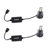 GLOBOSTAR® LEDKITF2 82023 Λάμπα H7 CANbus LED 30W/60W 3500lm/7000lm 360° DC 12-24V Αδιάβροχο IP65 Ψυχρό Λευκό 6000K - CREE COB Chip - Μ4 x Π4 x Υ6.6cm - Πακέτο 2 Τεμαχίων - 2 Χρόνια Εγγύηση
