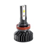 GloboStar® 82028 H16 F2 Line KIT Βασικού Φωτισμού Αυτοκινήτου & Φορτηγού 3rd Generation Can-Bus Series LED CREE CXB COB 30W/60W 3500lm/7000lm DC 12-24V Αδιάβροχο IP65 Ψυχρό Λευκό 6000K