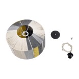 GLOBOSTAR® SALERNO 02388 Boho Κρεμαστό Φωτιστικό Οροφής με Ντουί 1 x E27 AC 220-240V IP20 - Πολύχρωμο - Μ40 x Π40 x Υ35cm