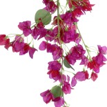 GloboStar® Artificial Garden BOUGAUVILLEA BRANCH 20652 Τεχνητό Διακοσμητικό Κλαδί Μπουκανβίλιας Φουξ Y115cm