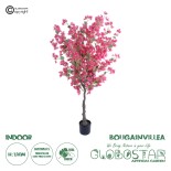 GloboStar® Artificial Garden BOUGAUVILLEA 20665 Τεχνητό Διακοσμητικό Φυτό με Ανθη Μπουκανβίλιας Φουξ Υ180cm